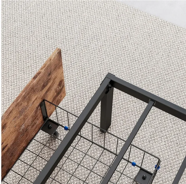 BRAND NEW 14 Inch Full/Double Size Storage Metal Bed Frame image indicator(5)