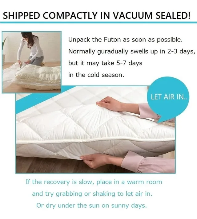 EMOOR King Size Japanese Foldable Floor Mattress NEW image indicator(5)