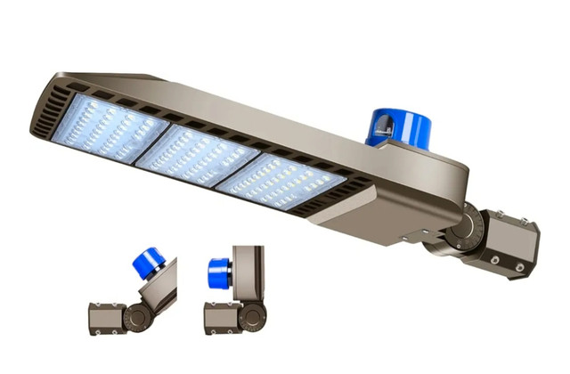 LEDMO 300W LED Street Outdoor Light Dusk-to-Dawn NEW