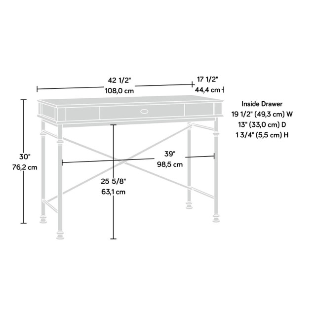 Sauder Canal Street Console Desk - Northern Oak - photo 5