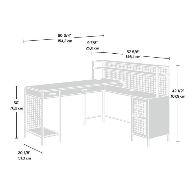 NEW Sauder L-Shaped Home Office Desk - photo 3