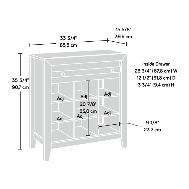 NEW Sauder Dakota Pass Entryway Table - photo 3