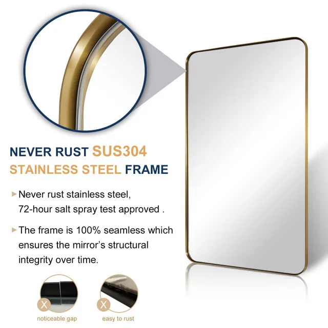 ANDY STAR Gold Mirror 24''x36'' image indicator(2)