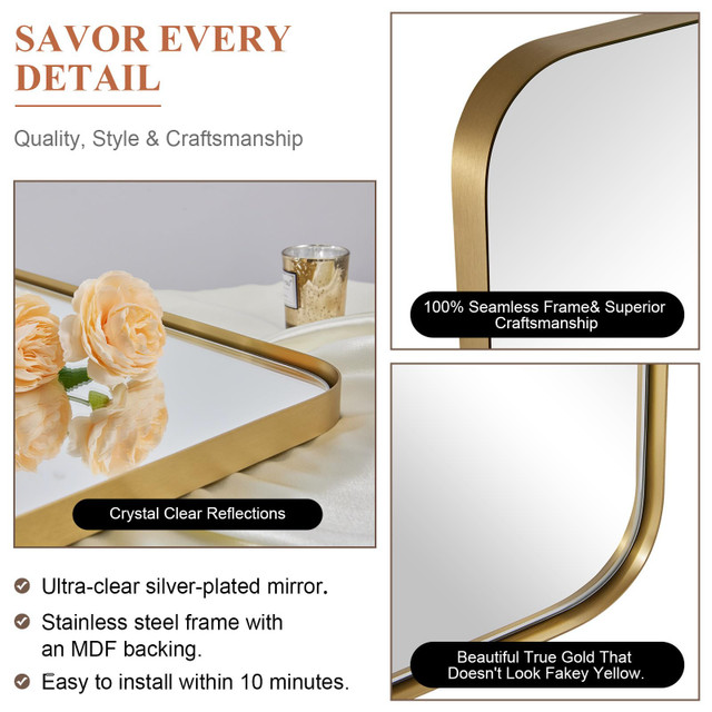ANDY STAR Gold Mirror 24''x36'' - photo 4