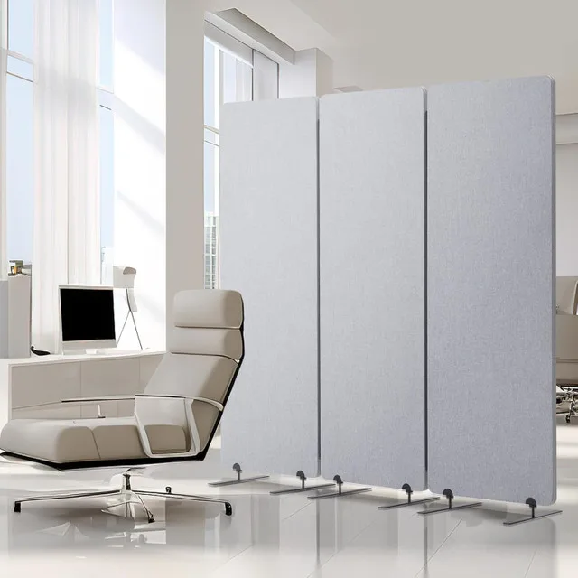 VEVOR 72 x 65 Inch 3 Panels Soundproof Folding Room image indicator(8)