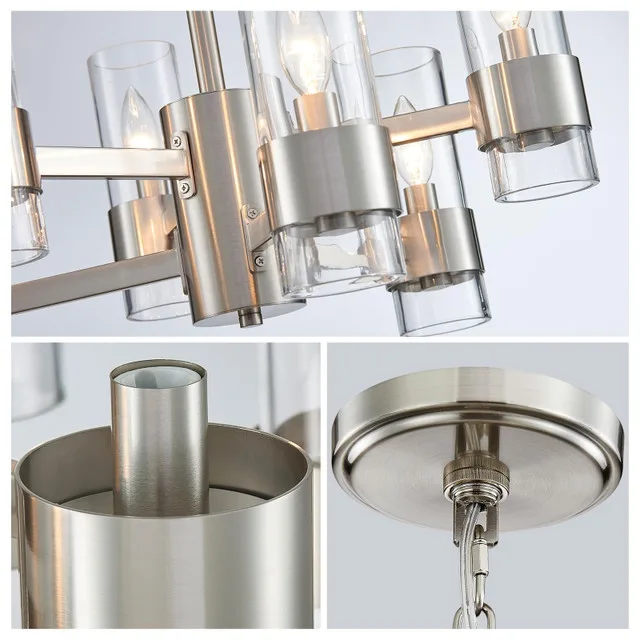 WUZUPS Industrial Chandelier 6-Light BRAND NEW image indicator(5)