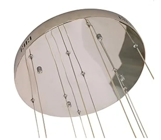 KAUCQI 10-Light LED Stairs High Ceiling Chandelier image indicator(7)