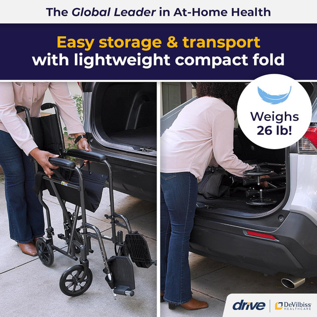 Drive Medical Transport Wheelchair BRAND NEW - photo 2