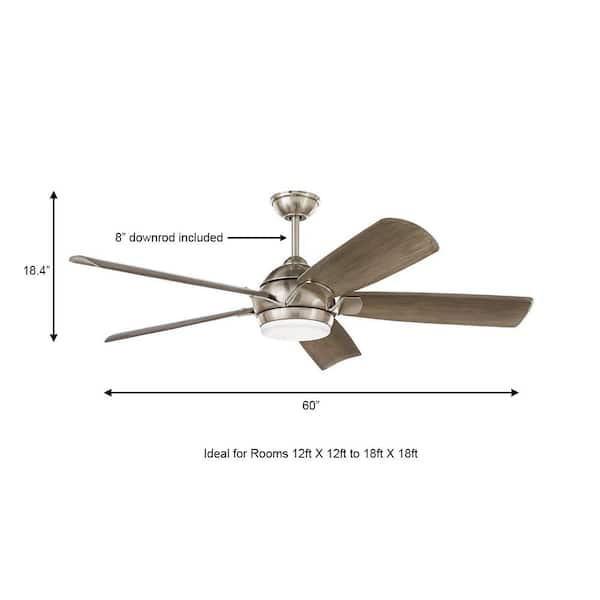 BRAND NEW Home Decorators 60-inch Ceiling Fan LED Light - photo 2