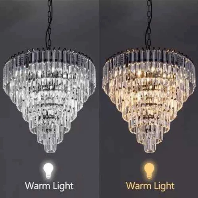 NEW TOCHIC 20" Crystal Chandelier image indicator(5)