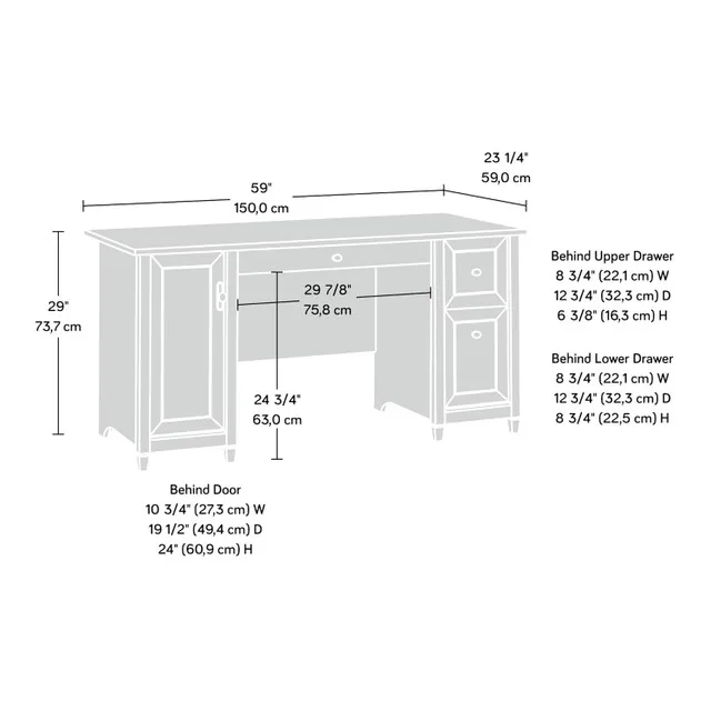 Sauder Computer Desk, BRAND NEW image indicator(3)