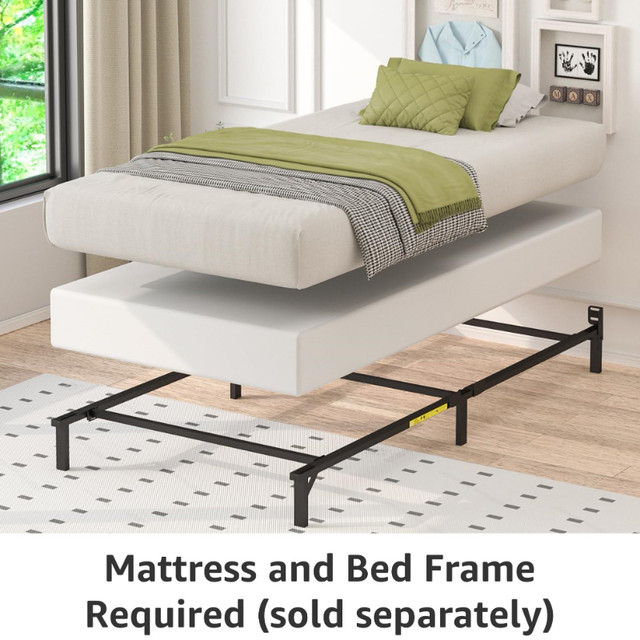Amazon Basics 5 Inch Twin Smart Metal Box Spring NEW - photo 3