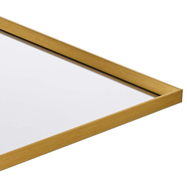 Amazon Basics Mirror 30" x 40" - Peaked Trim, Brass - photo 3