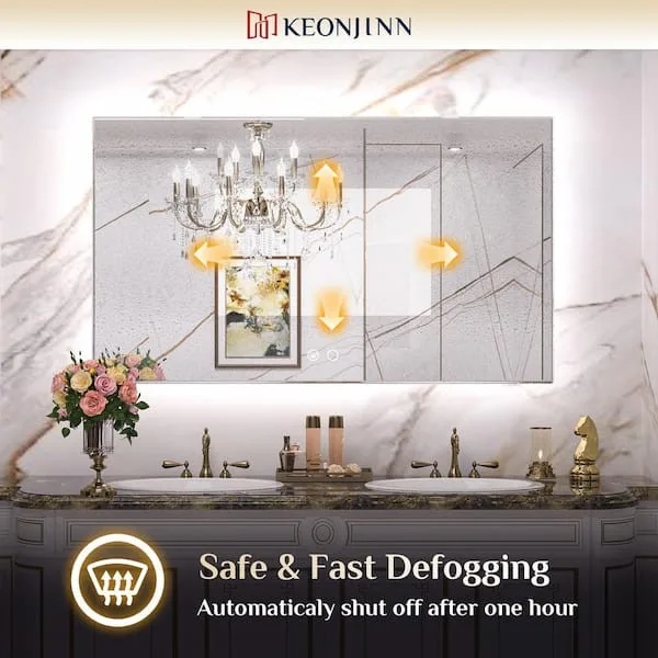 KeonJinn LED Light Mirror 72x36 BRAND NEW image indicator(4)