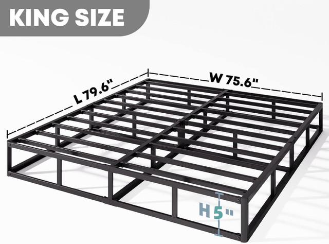 RLDVAY 5 Inch King Size Heavy Duty Metal Box Spring BRAND NEW - photo 3
