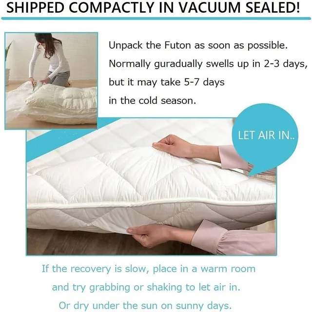 EMOOR Queen Japanese Futon Floor Mattress NEW image indicator(4)