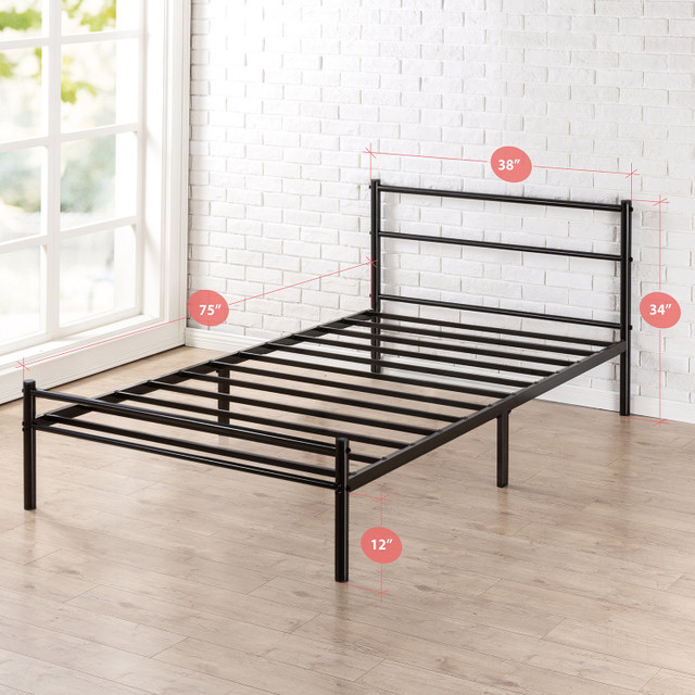 Zinus Twin Metal Platform Bed Frame NEW