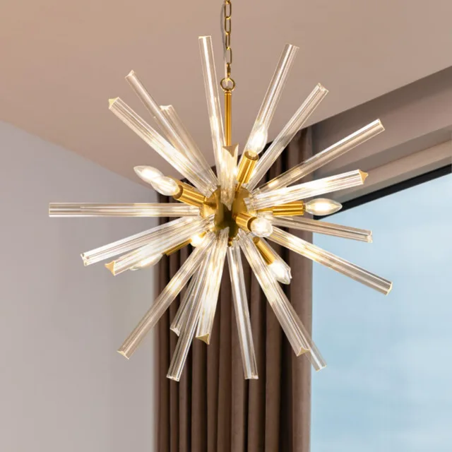 NEW TOCHIC 9-Light Sputnik Hanging Chandelier thumbnail