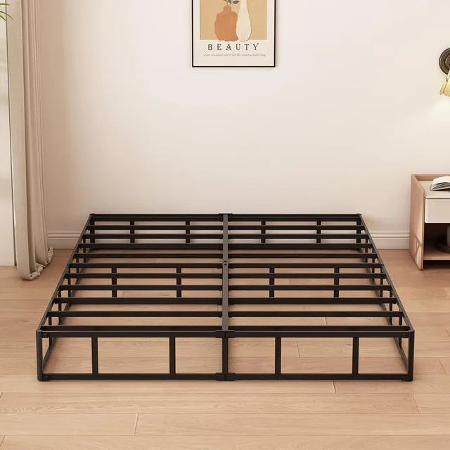 Husleephu King Size Metal Box Spring Bed Base BRAND NEW image indicator(3)