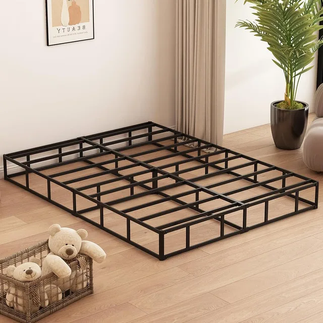 Husleephu King Size Metal Box Spring Bed Base BRAND NEW image indicator(9)