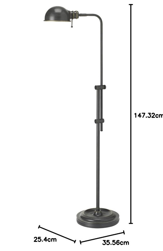 Dainolite 1-Light Adjustable Floor Lamp - photo 4