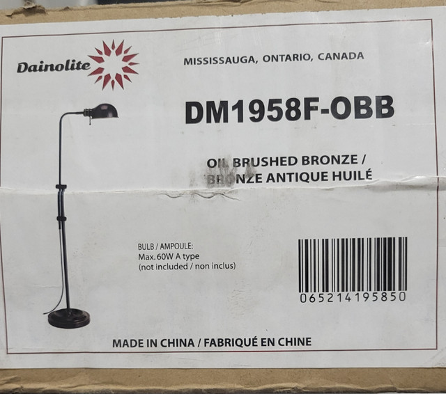 Dainolite 1-Light Adjustable Floor Lamp - photo 5