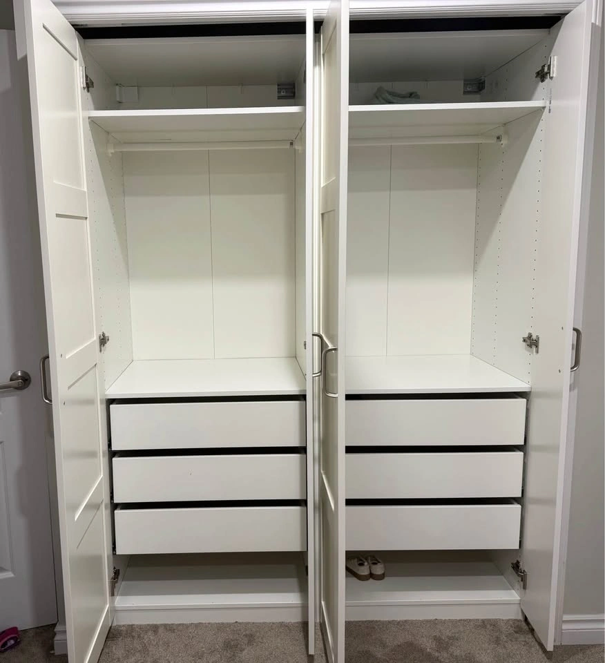 Modern 4-Door Wardrobe / Closet System – Excellent Condition - photo 3