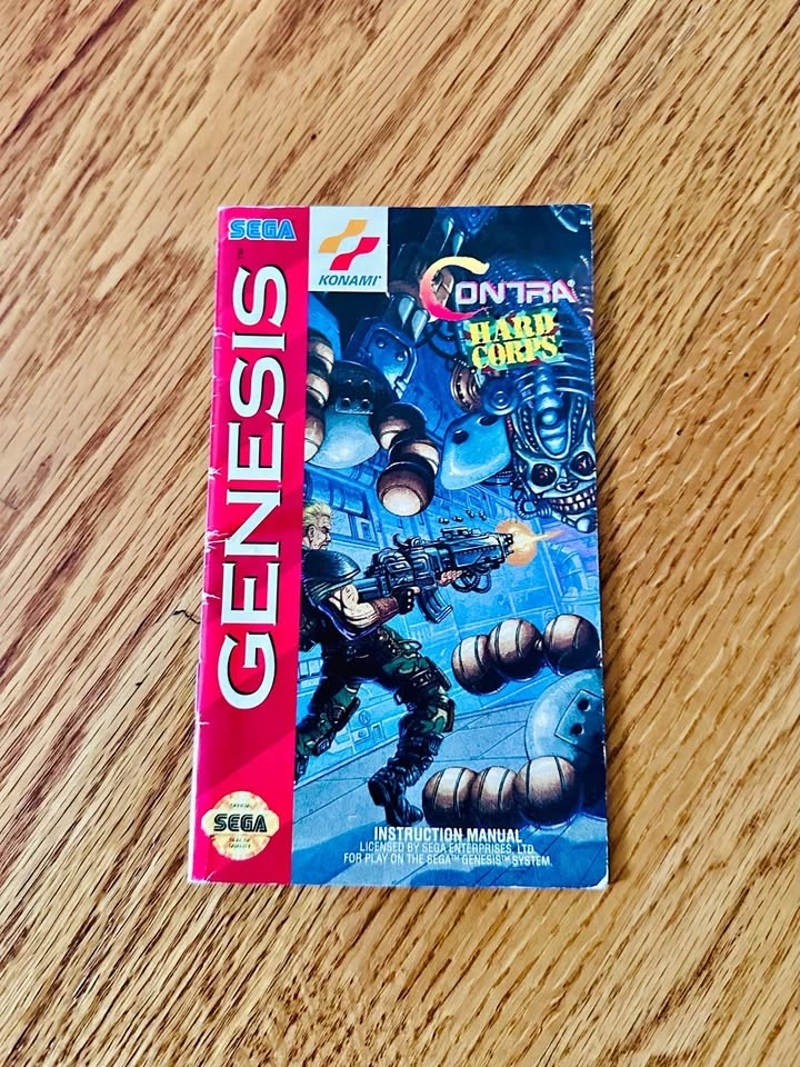 Contra Hard Corps - Manual - Sega Genesis - Konami