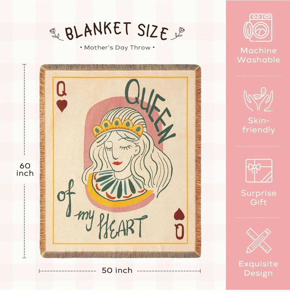 (New) Mother's Day Breathable Throw Blanket (50 x 60”) - photo 2