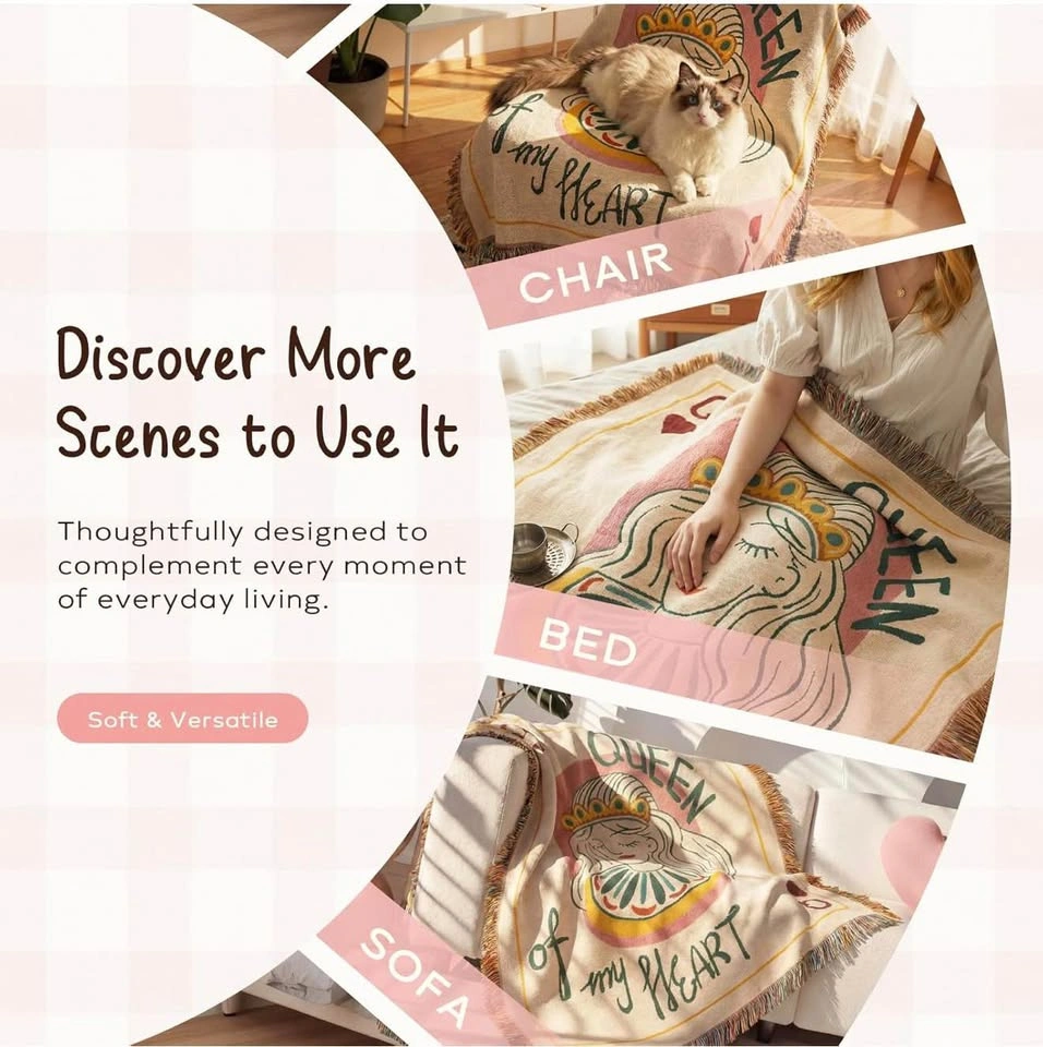 (New) Mother's Day Breathable Throw Blanket (50 x 60”) - photo 5