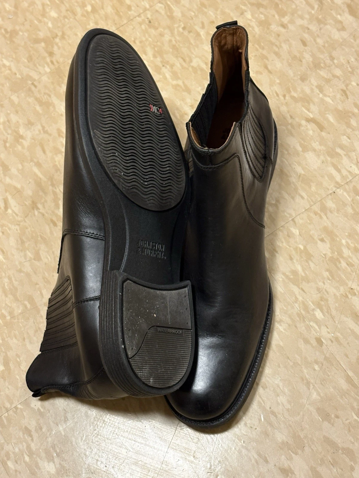 Johnston & Murphy Men's Black Waterproof Chelsea Boots US 11 - photo 2
