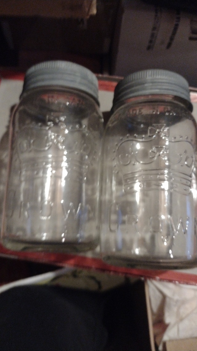 Vintage Mason Jars (2)