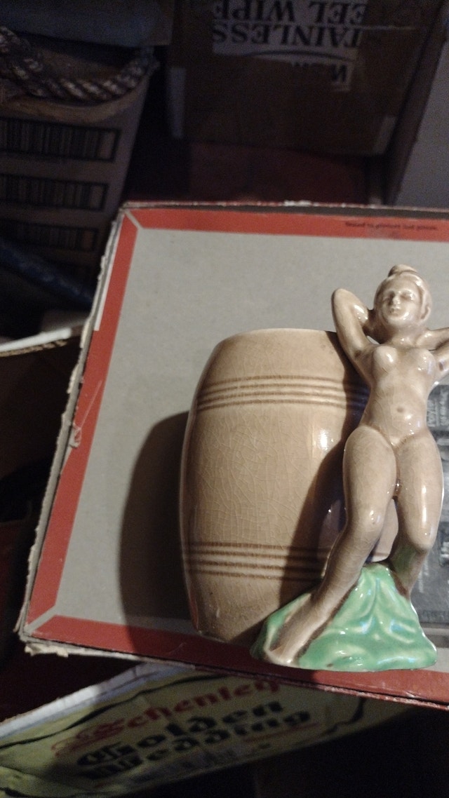 Vintage "Strip Tease" Barware Mug - Dorothy Kindell