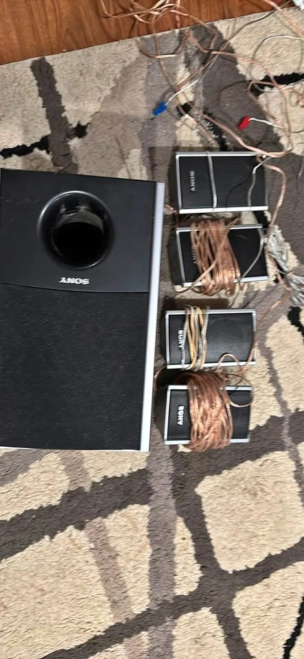 Sony Subwoofer and Bookshelf Speakers