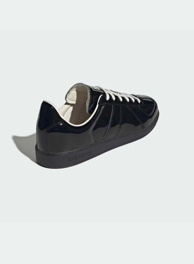 Adidas BW Army Black Patent Leather Sz 10.5 - photo 3