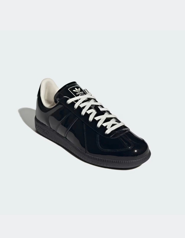 Adidas BW Army Black Patent Leather Sz 10.5 - photo 5