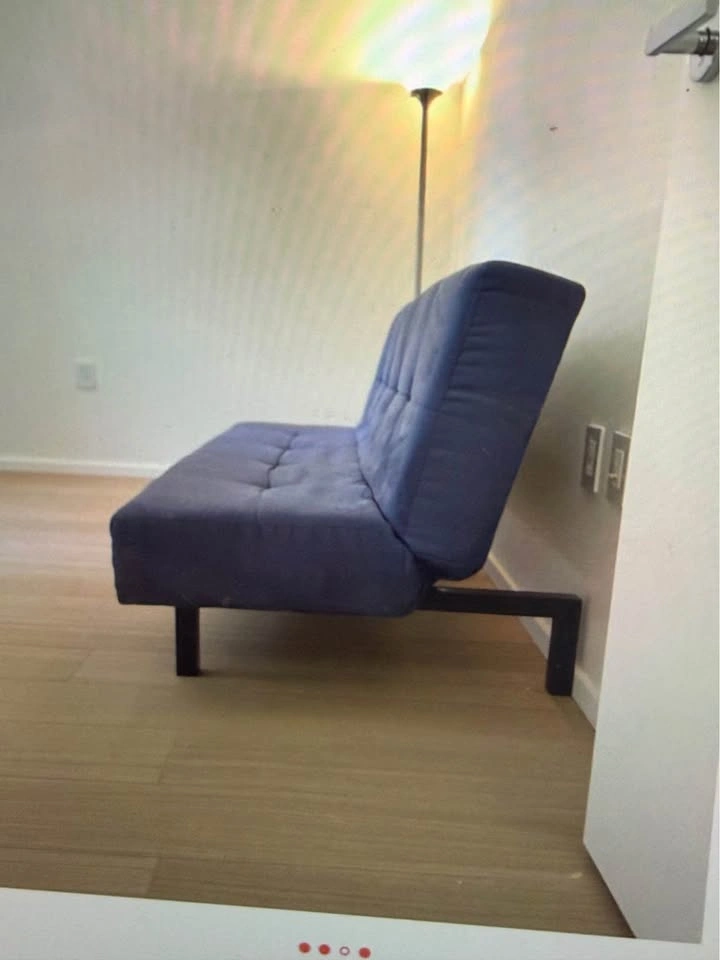 IKEA Balkarp Blue Futon - photo 2