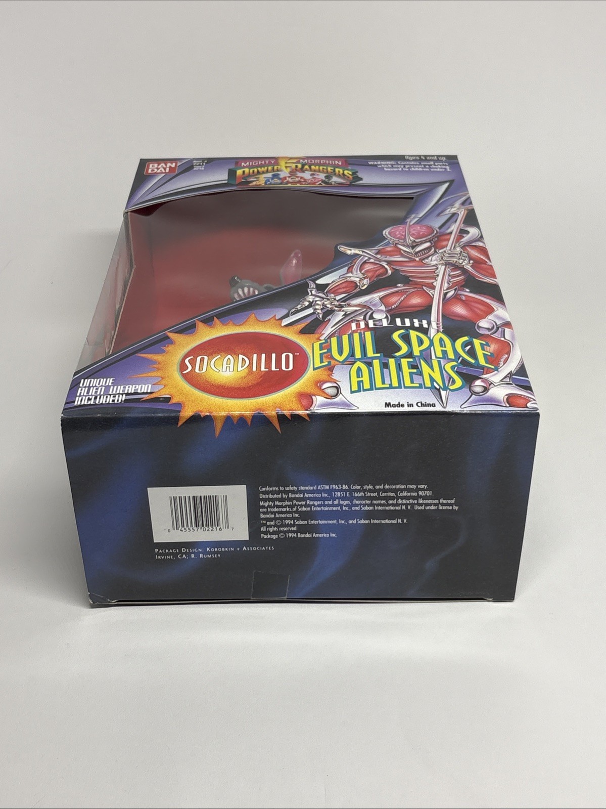 Vintage 1994 MMPR POWER RANGERS DELUXE Evil Space Aliens Socadil - photo 5