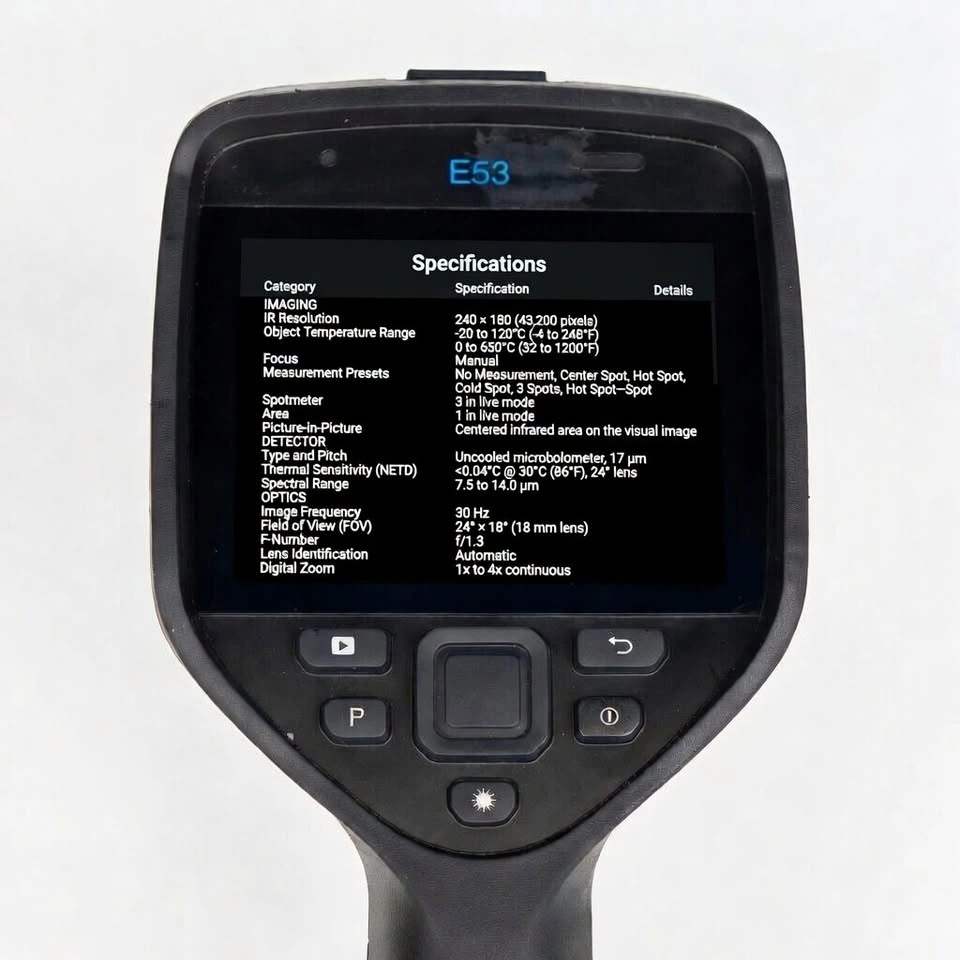 FLIR E53 Advanced Thermal Camera, MSX, 240 x 180 - photo 4