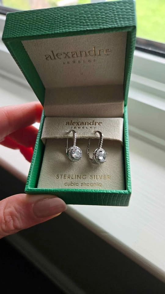 Alexandre Jewelry sterling silver leverback earrings. BNTB - photo 2