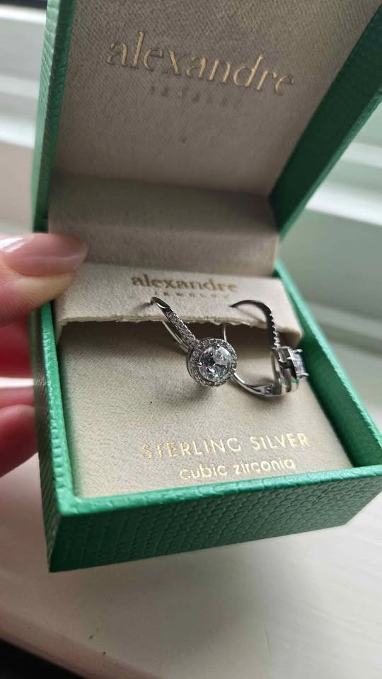 Alexandre Jewelry sterling silver leverback earrings. BNTB - photo 4
