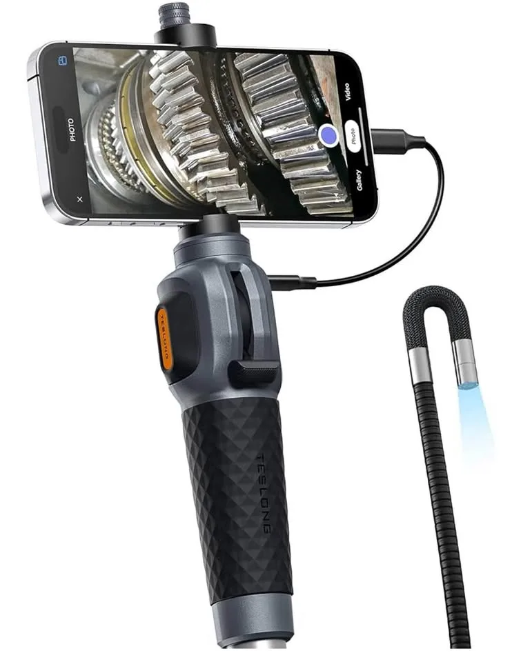 NEW 2-Way Articulating Borescope w/ Light & 1080p Cam thumbnail