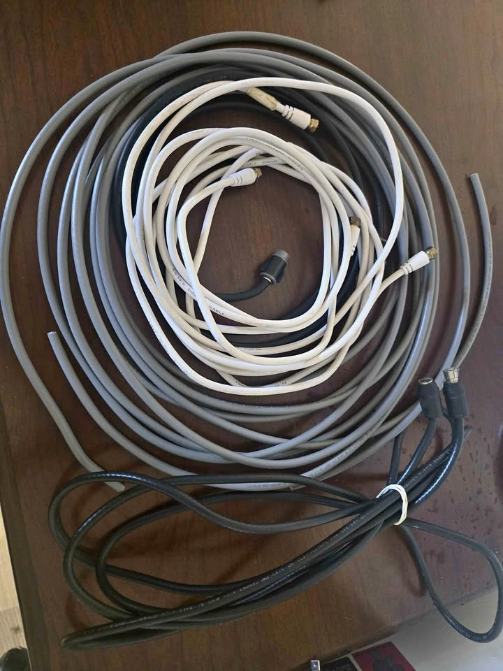 RG6 Coax Wire Bundle (~60-65ft)
