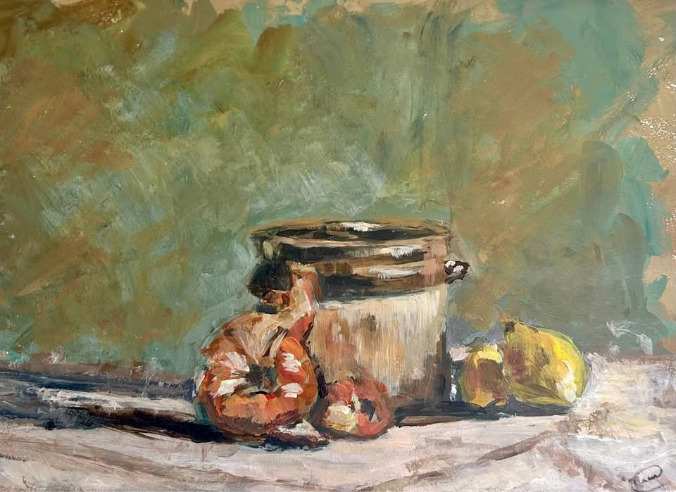Kitchen Essentials Original Acrylic Painting