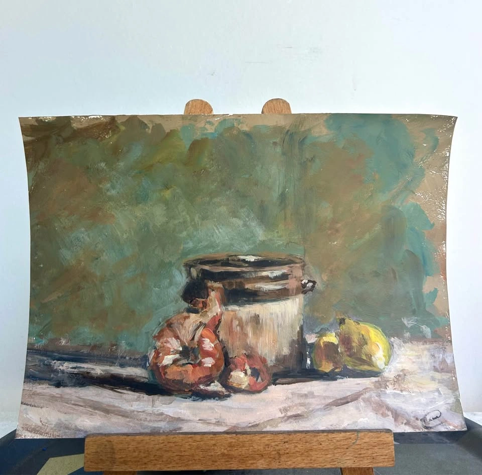 Kitchen Essentials Original Acrylic Painting - photo 2