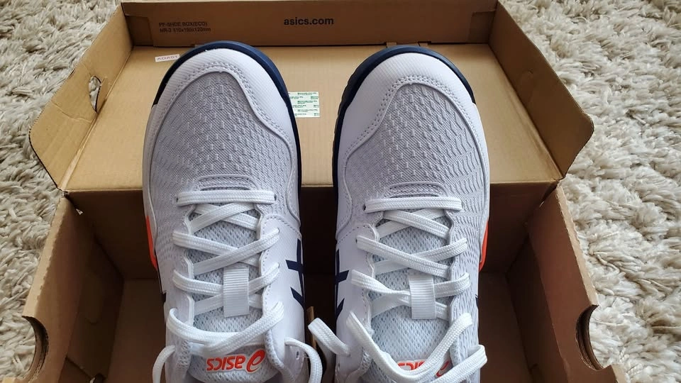 NEW Girls Tennis Shoes - Asics Gel-Resolution 9, Size 4 - photo 2