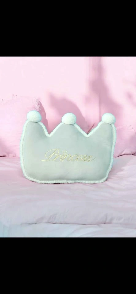 Brand New Extra Large Grey Princess Pillows - Bday Gift! - photo 2
