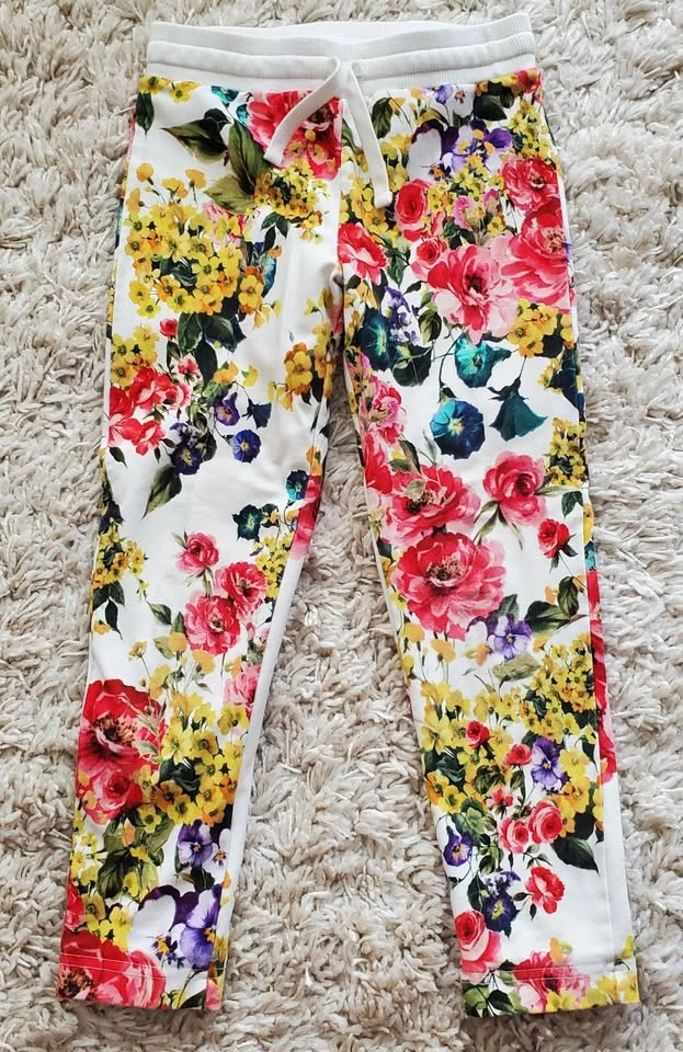 Dolce&Gabbana kids girls floral pants. Size 6 - photo 2