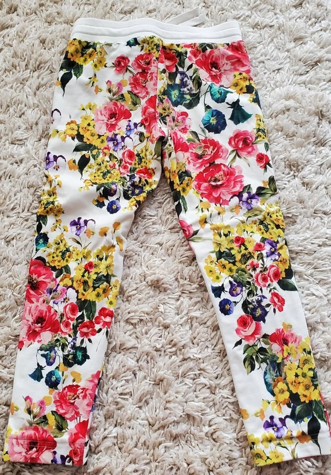 Dolce&Gabbana kids girls floral pants. Size 6 - photo 4