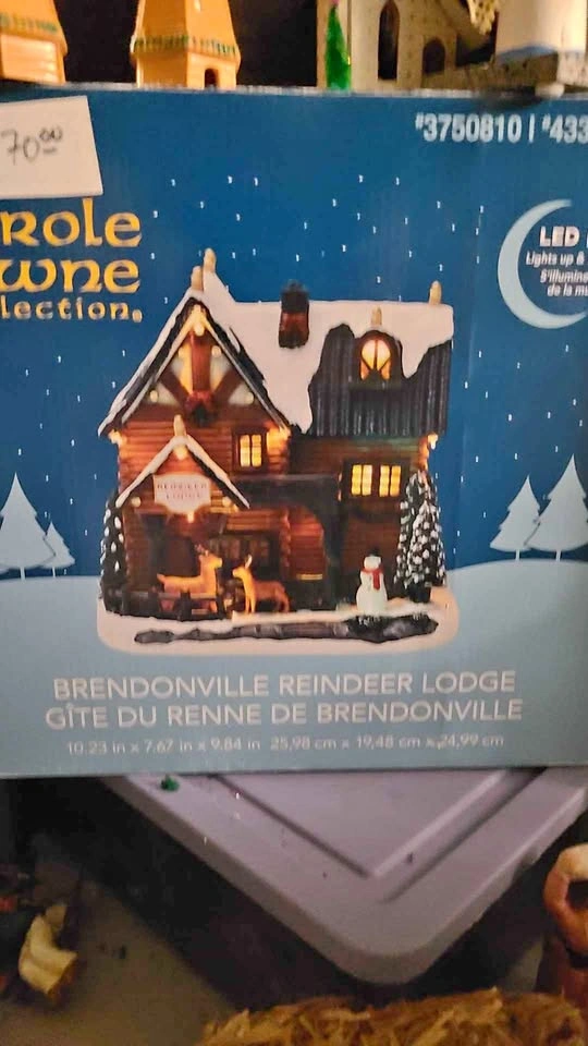 Christmas Village Reindeer Lodge